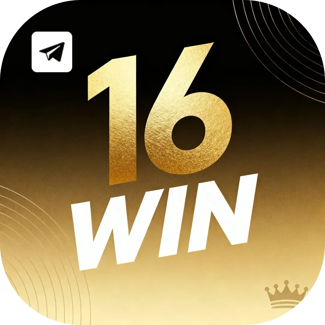 Canal oficial da 16win no Telegram